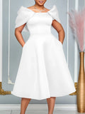 Fongt Women's New Fashion Elegance Elegant Sexy Banquet Dresses African Dresses