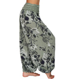 Printed Loose Casual Wide-leg Trousers
