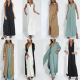 Fongt New Solid Color Jacket V-Neck Dress Cardigan Jacket Suit For Women