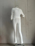 Fongt 2023 New Solid Color Niche Fashion Small Fragrant Wind Slim And Comfortable Knit Sweater Suit Female-Outfit