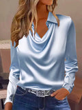 Fongt Shein's Long-Sleeved Spring And Autumn Shirt Women's Clothing New