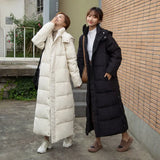 Down Parka Women With Hood Down Jacket Winterr Coat Cultivate Morality Fashion Eiderdown Hoodie With