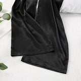 Black Satin Sleepwear Women