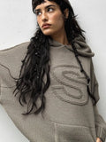 Oversize Sweater Hoodies Loose Women'S Sweatshirts Harajuku Y2K Casual Hooded Tops Autumn Winter Streetwear Pullover-Outfit