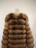 Fongt Fever Imitation Fox Fur Coat Women's Short-Sleeved Fur Coat