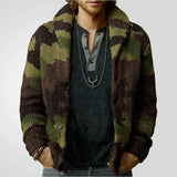 Fongt Men's Wear Autumn/Winter Camouflage Silkfery Sweater Overturned Jacket Jacket Men's