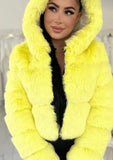 Fongt Fur Autumn And Winter New Imitation Fur Turf Warm Hat Fur Coat Woman