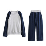 Fongt Splicing Tat 0085844055 Stitched Jeans 0085845055 Set