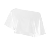 Fongt Street Style Languid Shoulders Loose Simple Leisure Long-Sleeved Shawl Hottie Umbilical Thin Top