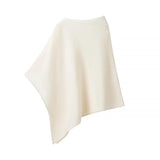 Fongt 2025 New French Minimalist Penitry Small Irregular Knitted Shawl Woman