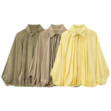 Fongt Spring Casual Loose Punk Pilot Jacket Coat
