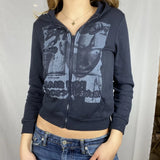 Polyester Fiber Printing Street Fashion Hooded Coat Sweatshirt Women's