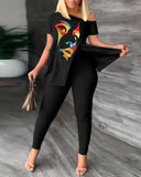 Fongt 2024 Women's Clothing Explosion Two Sets Of Irregular Fashion Trousers