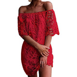 Fongt And Summer 2025 New Color Lace Lace Mid-Sleeve Commuting Dress With Braided Short