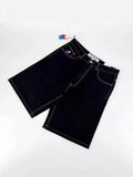 Y2K Bigboy Shortformen Street Clothing Embroidered Cowboy-Outfit