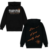 Fongt Hoodie Trapstar Letter Casual Street Youth Sweat Cotton Red Black Print Plus Velvet Hood