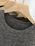 Fongt Round Neck Long-Sleeved T-Shirt Sunscreen Women's Spring 2024 New Korean Version Slim Solid Bottom Top Women-Outfit