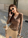 Fongt Xixi 2025 Autumn White Label New Temperament High-Collar Lace Bottom-Up Lady 100 Top Women 89621
