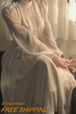 Dress Women 2023 Spring Summer New French Elegant Evening Party Long Sleeve Fashion Prom Vintage Female
