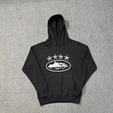 Five-Star Ship Printing Loose Hooded Hoodie Street Sports And Leisure Suit Trend-Outfit