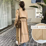 Fongt Windcoat Woman 2025 Spring And Autumn New Korean English Wind Long Short Jacket Tat