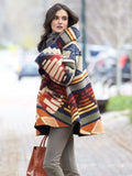Fongt Winter Wish Amazon Ebay Autumn And Winter New Lady Loose Retro Print Wool Coat 5 Color 8