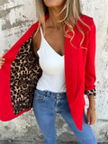 Fongt 2025 Colored Leopard Stylish Small Suit Jacket TK