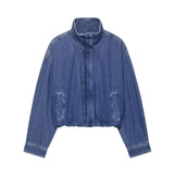 Fongt Feng 2025 New Fashion Temperament Women's Denim Jacket 1300070
