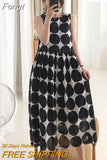 Tank Dress 2023 New Arrival Print Fashion Women Summer Dress Cotton Linen Holiday Travel Casual Beach