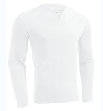 Fongt New Hot Fitness Plus-Size Sports T-Shirt Men's Elastic Comfortable Long-Sleeved Autumn