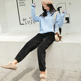 Women Warm Plush Pants Autumn Winter Casual Loose Coral Fleece Warmth Pants Fleece Home Warm Pants for