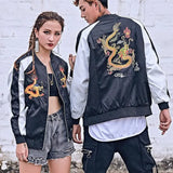 2022 Spring Autumn Embroidered Jackets Harajuku Style Men And Women Short Baseball Jacket Outwear Harajuku Accessories