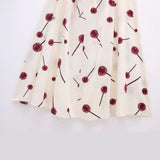 2024 New Street Style Printed Poplin Shirt Dress 3089144-Outfit