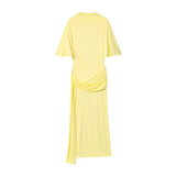 Fongt Wind 2025 New Fashion Temperament Women's Wear Out-Back Cascade Decoration Long Dress 4661209