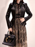 Fongt Up The Hollow Lace Dress 2025 New Korean Style Long Dress Fashion Waist Lace Bottom Skirt