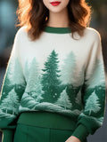 Fongt Heavy Industry Sweater Women 2025 New Autumn And Winter Wearing A Unique Feeling Of Beautiful Super-Looking Knitted Shirt