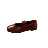 Fongt Temperament Ballet Mary Jane Women's Shoes 2025 Spring And Autumn Casual Small Leather Shoes