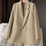 Fongt Suit Jacket Female Spring And Autumn 2024 New Small Spring And Autumn Suit Jacket Temperament Korean Version Casual Women-Outfit