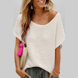Fongt Summer Beach Hooded Hollow Knitted Round Neck Loose Large Size Sun Protection Suit