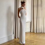 Fongt Spring And Summer New Women's High-Color High-Collar Temperament Sleeveless Body-Cuffed Dress Dress Dress