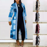 Fongt Autumn And Winter New Women's Coat Long Sleeve Splicing Loose Commuter