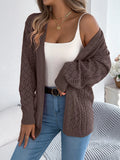 Fongt Shooting Autumn And Winter Hollow Lantern Long Sleeve Open-Sleeve Sweater Long Coat Women's Clothing