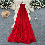 Fongt Striped Knitted Shirt Autumn Lotus Side Hem Horn Sleeves Slimmed Out Of The Bottom Coat