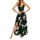 Fongt Spring And Summer Popular Print Dress Four-Color Code Digital Printing
