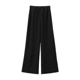 Fongt Fragrant Cotton Lint Neck Vest Set Of Women's Summer With Light Luxury High-End Trousers Two Sets