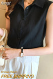 Women Shirt Sleeveless Womens Tops and Blouses Elegant Yellow Blouses for Women Basic Womens Blouses OL Clothes for