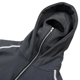 Fongt Trendy Double Hat Design Hoodie Autumn And Winter New Men's And Women's Same Loose Y2K Jacket