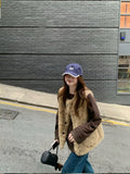 Fongt Hairy Vest Women's New Korean Senior Sensing Fur Coat Hairy Horse Jacket Backpack In Autumn/Winter 2025