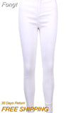Women Pencil Stretch Casual Look Denim Skinny Jeans Pants High Waist