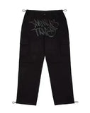 High Street Hip Hop Chao Alphabet Printed Overalls Men's And Women's Baggy Straight Casual Pants-Outfit